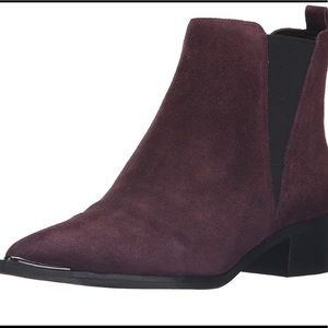 Marc Fisher Berry Red suede boots